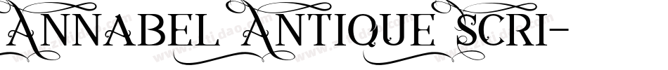 Annabel Antique Scri字体转换